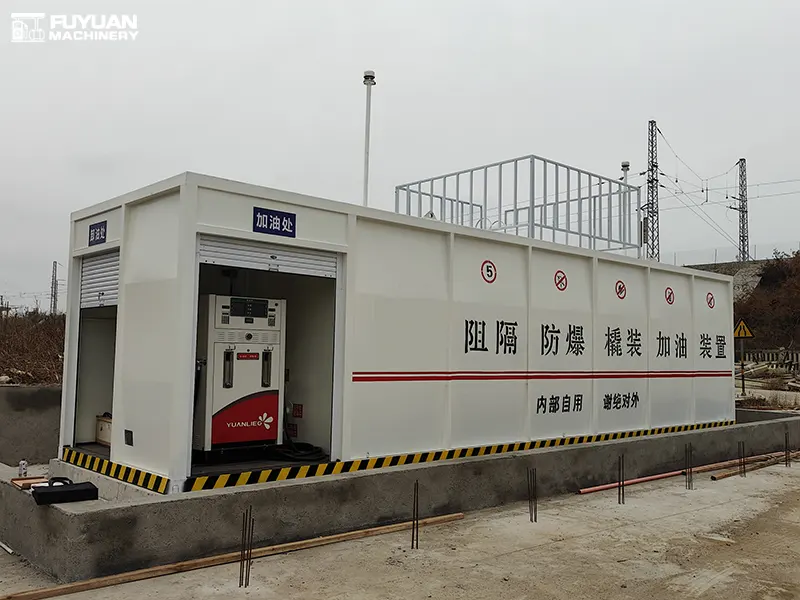 Intelligent Skid-Mounted Fuel Station Installation Site