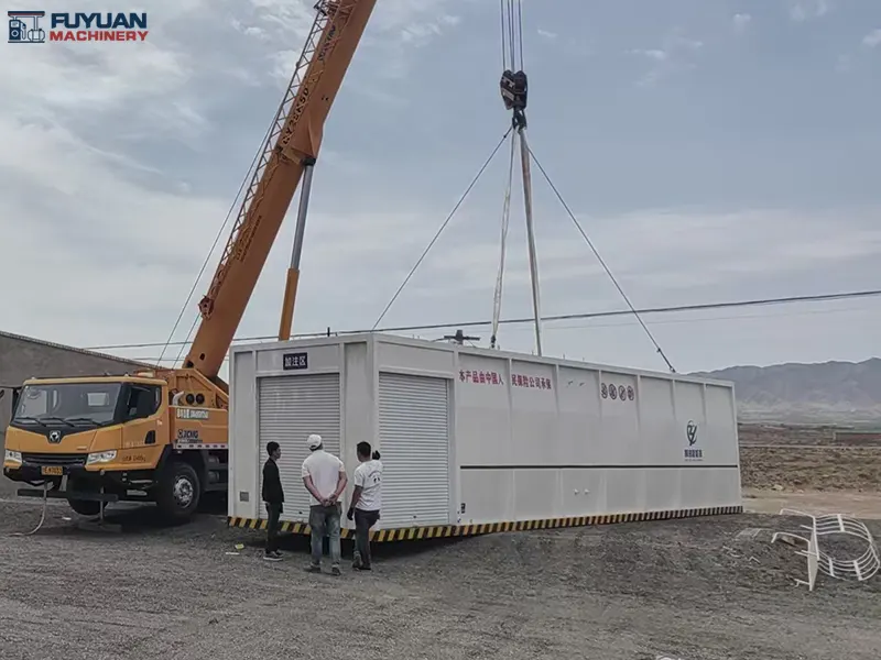 Explanation of the Main Body Hoisting Procedures for Skid-Mounted Gas Stations