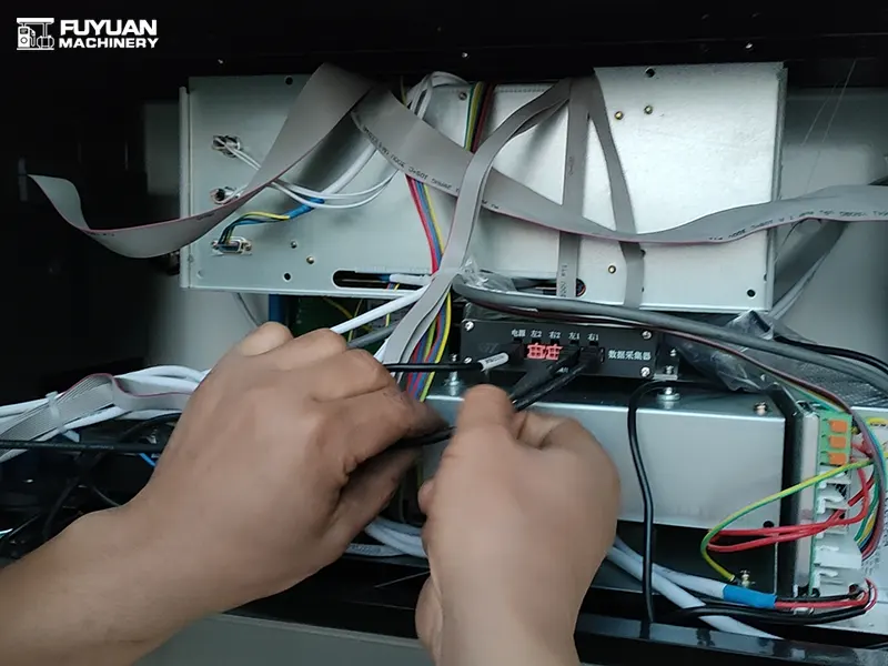 The Electrical System for the Skid-Mounted Gas Station Is Under Installation