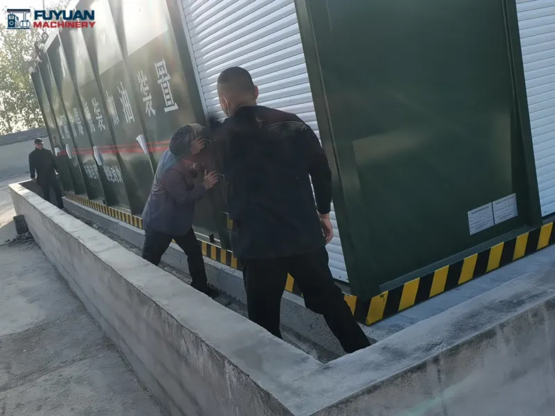 Installation of Drainage Devices for Mobile Fuel Stations