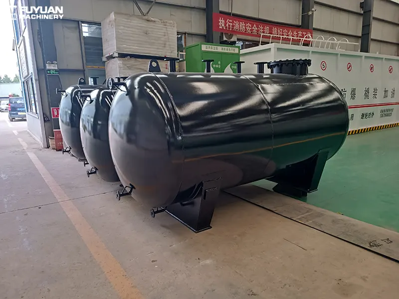 10-Ton Small Horizontal Storage Tank Inventory Display