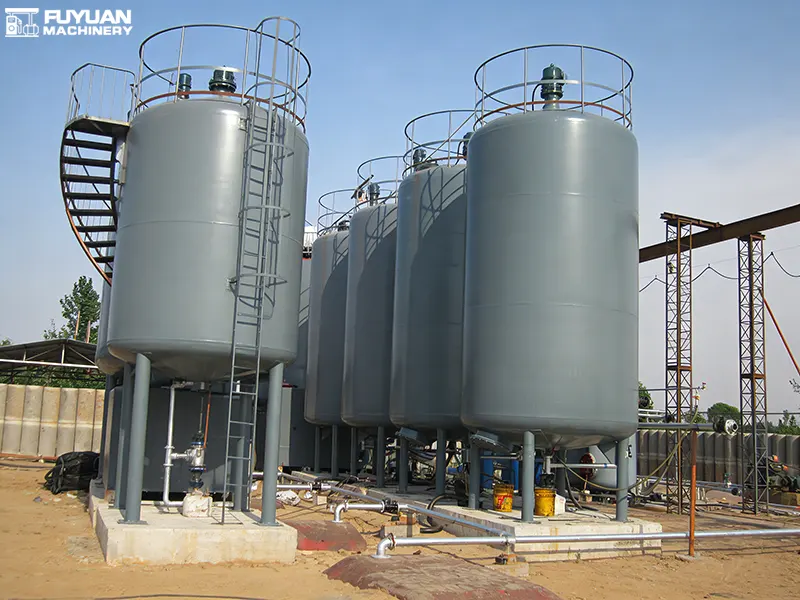 Large Vertical Storage Tank Display