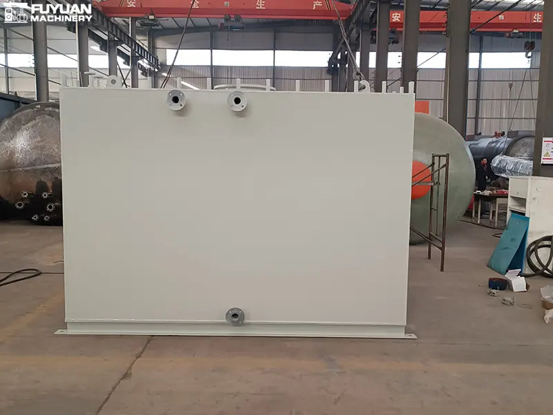 2000l Square Oil Tank Processing Site