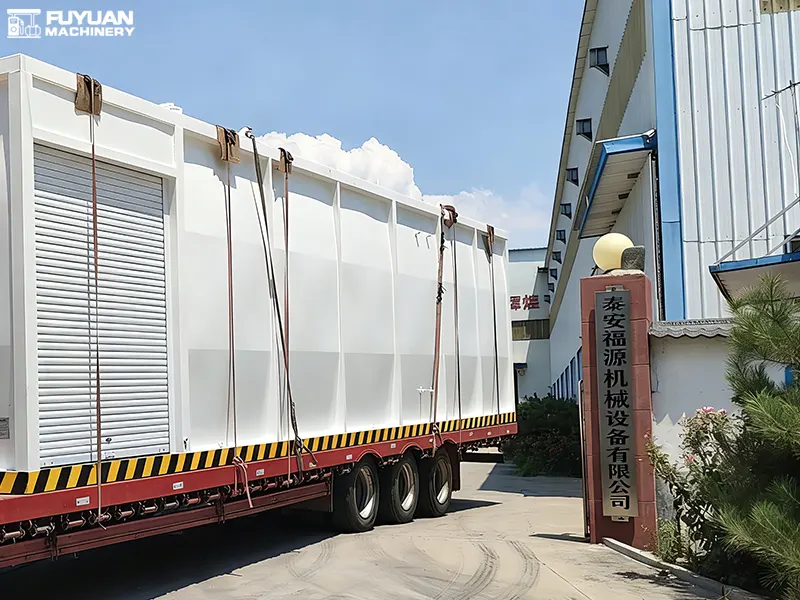 50-Ton Skid-Mounted Fuel Station Shipment 50-Ton Skid-Mounted Fuel Station Shipment