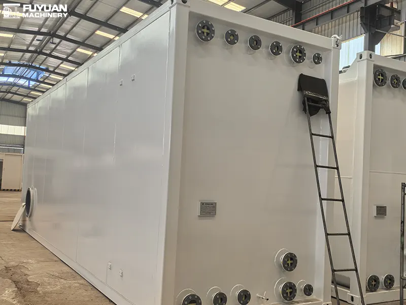 Detailed Display of a 30 Cubic Meter Container Oil Storage Tank