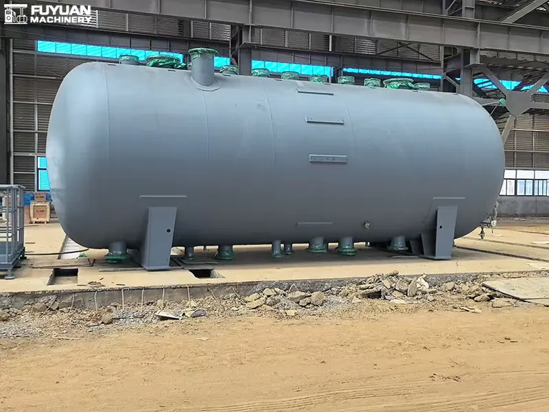 Sf Double-Walled Oil Storage Tank Under Construction