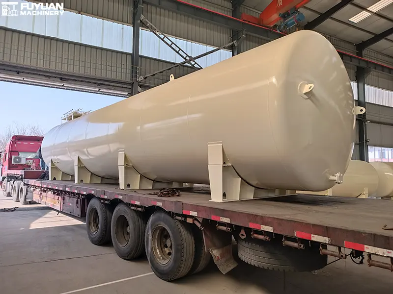 50-Ton Ss Double-Walled Storage Tank Loaded and Shipped