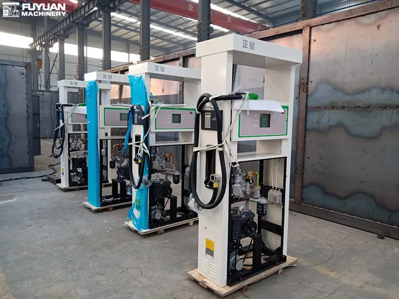Skid-Mounted Fuel Station Fuel Dispensers in Production