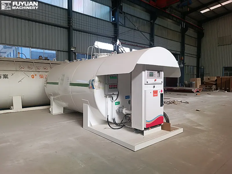 Small Oil Storage Tank with Fuel Dispenser