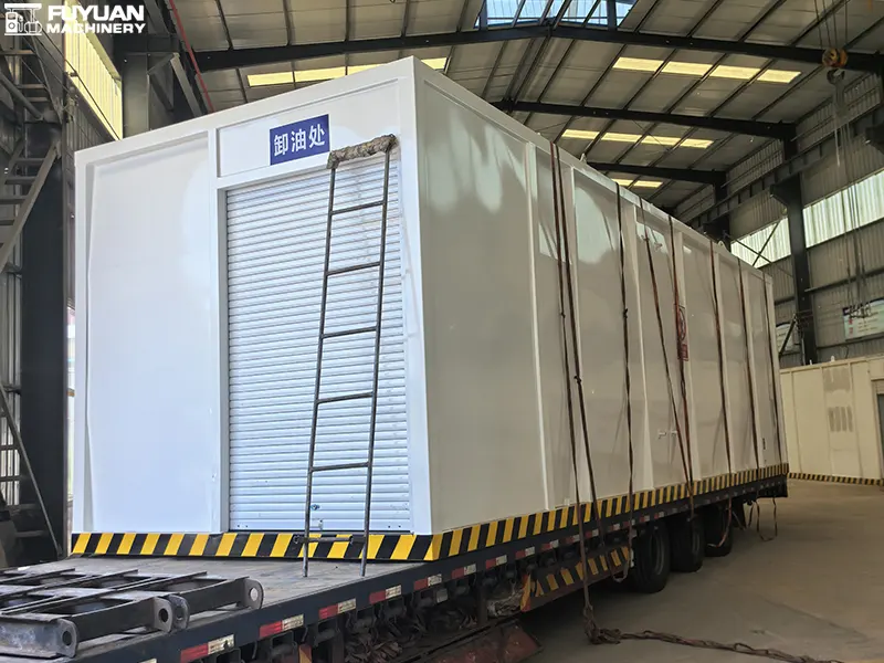 Container Gas Station Loading Completed