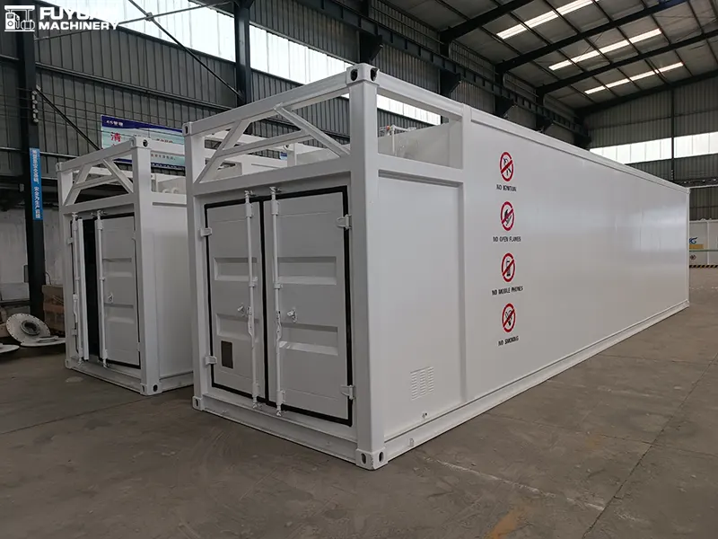40 Cubic Meter Mobile Container Gas Station Factory Inspection