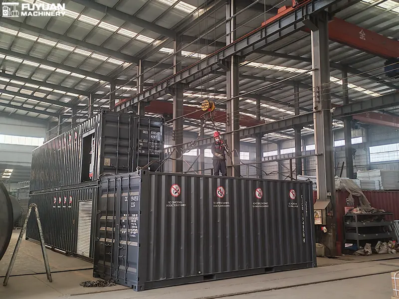 Mobile Fuel Station Being Loaded