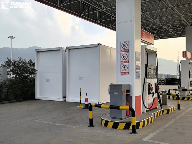 Mobile Fuel Station Installation Site