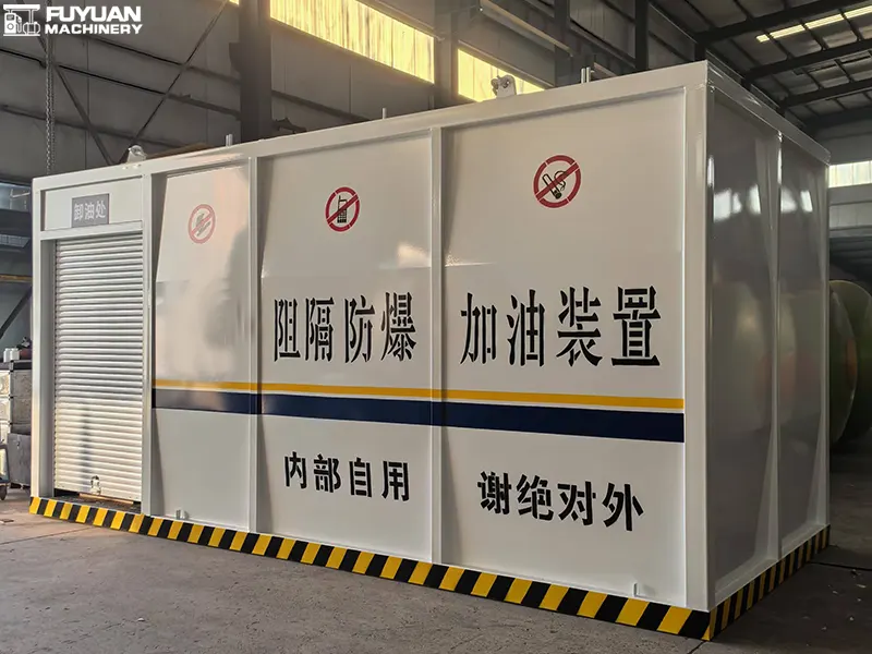 Acceptance of the Installation of Accessories for a Square Oil Tank