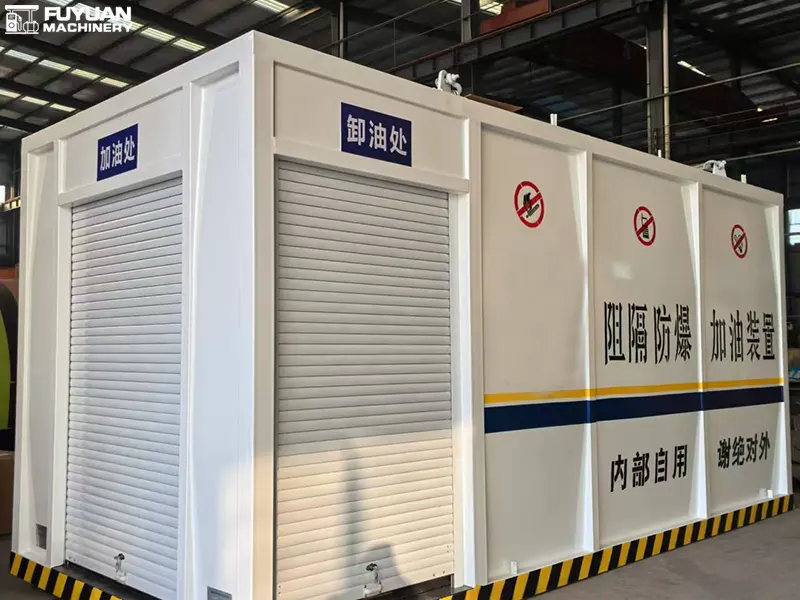 Acceptance of the Wall Strength and Water Filling Test of a Square Oil Tank