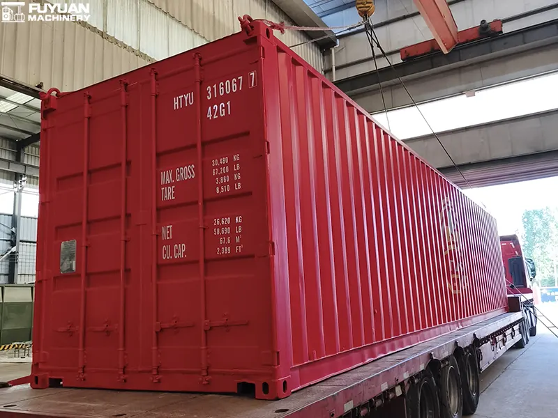 Mobile Fuel Station Loading and Shipping