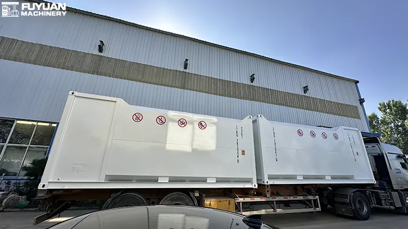 Mobile Fuel Station Loading and Shipping