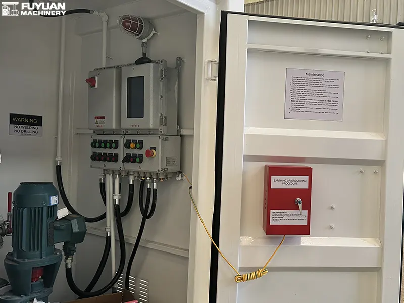 Mobile Fuel Station Unloading Device