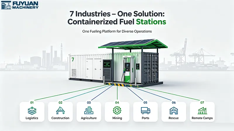 7 Industries – One Solution: Containerized Fuel Stations