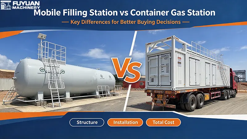 Mobile filling station vs container gas station comparison Mobile filling station vs container gas station comparison