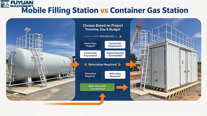 Mobile Filling Station vs Container Gas Station Mobile Filling Station vs Container Gas Station